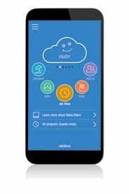 6 RESIDENTIAL AIR PURIFICATION REMOTE CONTROLS AND ALDESCONNECT AldesConnect DESCRIPTION AldesConnect Mobile Aldes app for Android and ios smartphone*, Control the inside air quality, adapt the air
