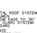 roof, wall, and floor all meet the requirements for section 5.4.1 