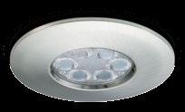 CLASSIFICATION Class 1 IP65 240V Zone 1 High performance fire-rated LED downlight LED 10 year Extended warranty* IP65 Suitable for bathrooms Emergency Versions available 3000K 4000K Warm white