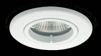 CLASSIFICATION Class 2 (earth provision) IP20 240V LAMP (NOT SUPPLIED) GU10 50W MAX Twist & Lock Mains Fire-rated twist and lock mains downlight 2 year Product guarantee UPGRADED PRODUCT