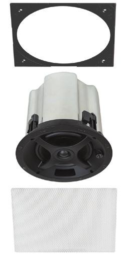 polypropylene woofer delivers effortless low bass extension, even at high volumes, while the pivoting chambered soft dome tweeter can be directed to ensure accurate coverage, when speaker positioning