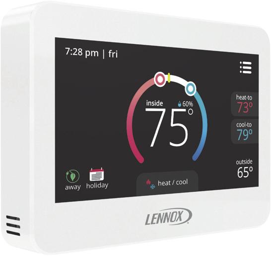 Installation and Setup Guide Color Touchscreen Programmable Commercial Thermostat