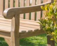 Teak bench Available in four sizes: 120cm (4 ft) 2 Seater teak garden bench 275