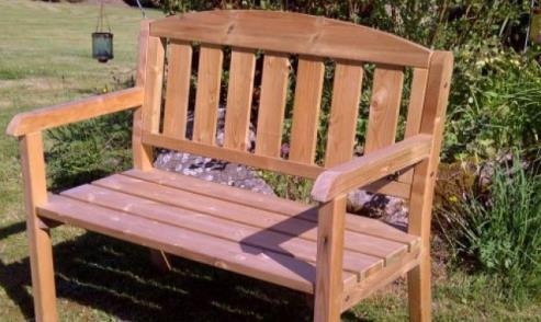 Our Swedish Redwood garden benches are fully tanalised and therefore require no further treatment.