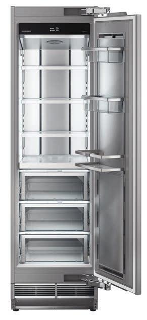24" Monolith Refrigerator Product Dimensions MRB 2400 Energy consumption (kwh / y) 280 Estimated Yearly Energy Cost in US $ 34 * Sound rating db(a) 40 ** Refrigerator capacity cu.ft. (l) 11.