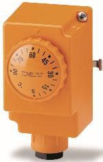 THERMOSTATS IP40 R2714 TLSC Double Thermostat 0/90 C Safety 90/1 C Pocket ½ NPT L= CERTIFIED