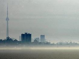 Smog Smog -> Combination of pollutants (gases, particles) that form a
