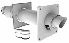 Inner plate is 8-5/8 square, outer plate is 9-7/16 square for all flue sizes.