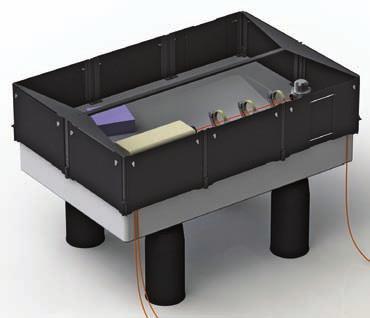 patent-pending Laser-Gard Barrier System offers a unique, customizable way to securely enclose a laser set-up on an optical table, thereby enhancing experimental conditions while safeguarding