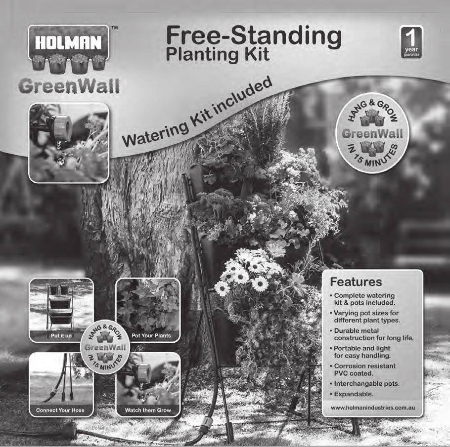 Installation Instructions HOLMAN GreenWall