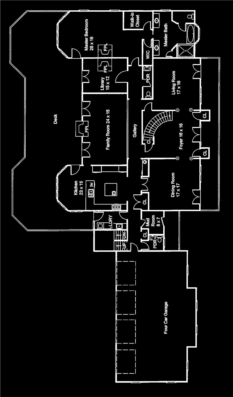 Floor Plans: Main Level Floor plan is for illustration purposes only.