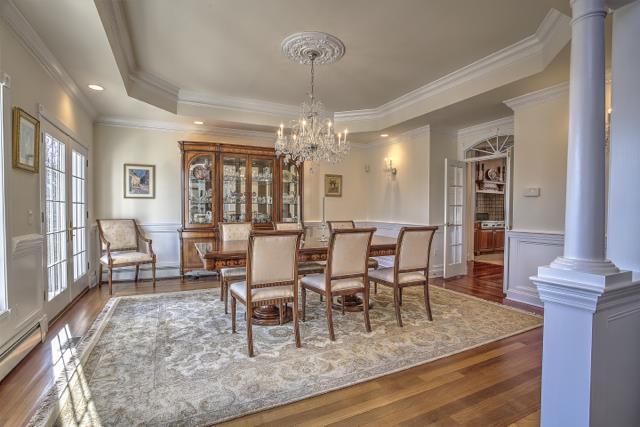 Formal Dining Room 17 x 17: Enjoy formal gatherings in the graciously appointed dining room. Enter from the kitchen via the Butler s Pantry, or from the foyer.
