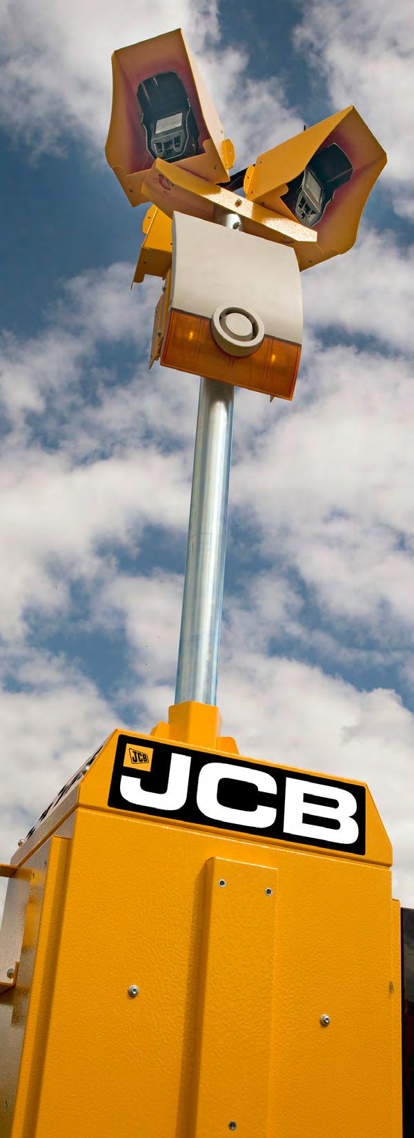 JCB ALERT TOWER MOBILE, WIRELESS, VIDEO VERIFIED ALARM TOWER The JCB Alert Tower can be rapidly installed as a stand-alone multi-unit, or seamlessly integrated with other VPS Site Security products