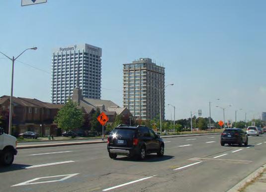 residential uses have been brought towards Eglinton Avenue with more recent development, they are not constructed in a way that would support the creation of a place for people, perpetuating wide
