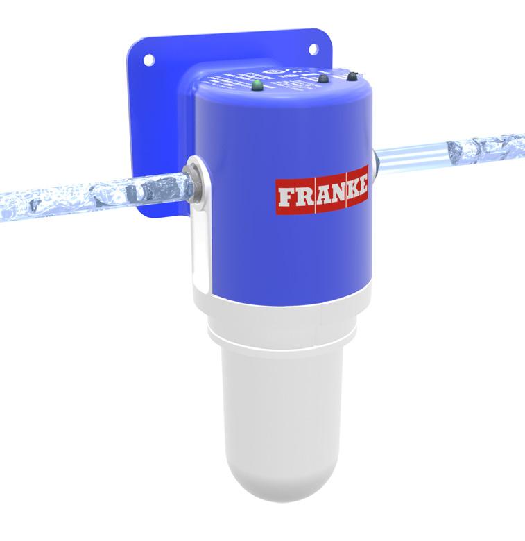 PRODUCT FEATURES Attaches quickly without special tools to incoming water line of ice machine 1/2 push/pull quick-connect fittings Runs silently and automatically Operator-replaceable, twist-on