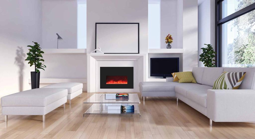 INSERT SERIES (BG) 2016 FIREPLACE FEATURES NEW Featuring the latest LED light Technology 3 LED Color Strips NEW Improved large log sets unique to each model s size NEW Thermostat hardwire ready Heat