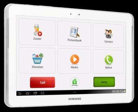 and functionality for each screen Integrated video intercom Complete service icon menu for care, telemedicine and service demands Fully