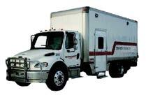 Decontamination Services Bravo Target Safety shower trucks and trailers are designed for standby emergency services when pumping or handling hazardous