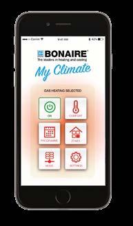 My Climate Wi-Fi The latest technology in appliance control Bonaire s My Climate Wi-Fi control allows you to control your Bonaire ducted gas heater, ducted evaporative cooler or dual cycle