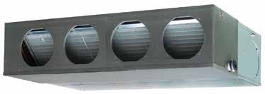 SLIMLINE SLIM, COMPACT DESIGN ARTG24LMLC, ARTA30LBTU, ARTA36/45LATU COMPACT DESIGN Slimline type ducted air conditioners are slim and compact in
