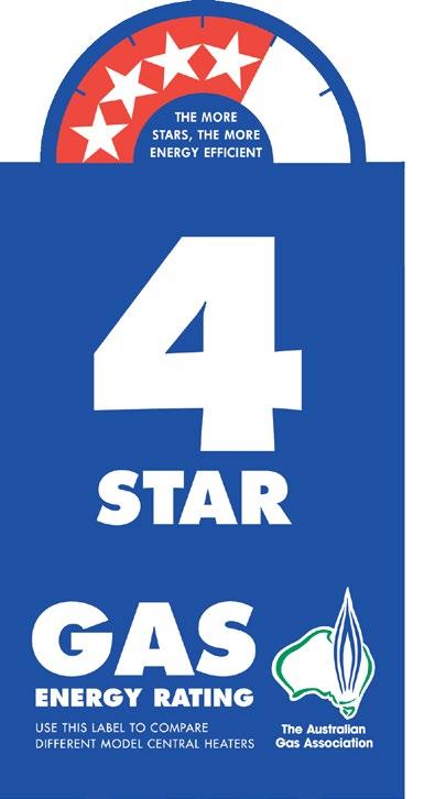 The more stars, the more you save Lowest running costs Energy savings per annum # StarPro 6 Star Series Star ratings explained The star rating on your Ducted Gas Heater helps you compare how much gas
