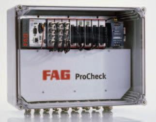 FAG VibroCheck FAG ProCheck 5 FAG VibroCheck The online monitoring system FAG VibroCheck is used for the permanent, reliable monitoring of industrial plant with numerous measuring points, such as in