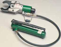 Cycles Per Charge 300 Hydraulic Cable Cutter 750H767 model with 767 Hand Pump Capacity 1000 kcmil (MCM) (500 mm²) copper or aluminum cable Jaw opening 1-15/16" (49 mm) 750 25 lbs. (11.