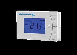 10. COTROL ELEMETS RD Programmable thermostat Programmable chrono-thermostat with high accuracy controls set temperature in a room,