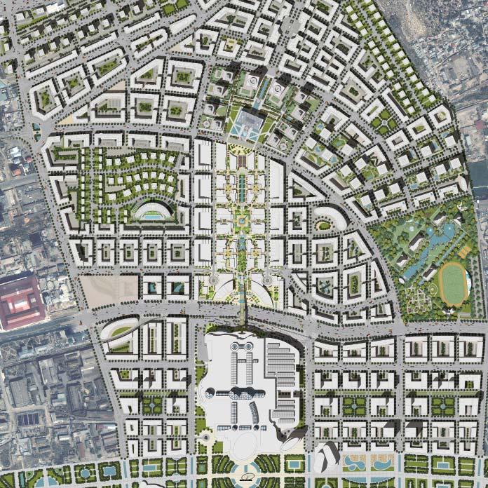 54 55 The Baku White City masterplan is a brand new environment, made up of seven identifiable mixeduse urban districts. Masterplan 4,800,000m 2 gross floor area, 75% will be residential.