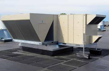No roof penetration The YORK Unitized ERV matches exactly to any existing rooftop unit, eliminating the need for another rood penetration.