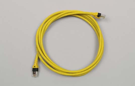 Communication cable 1007118 PK45 KT Patchcable RJ45, yellow, 2 m Connecting cable between controller and