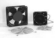 Fan Kits Filter Fan Grills Mounts easily with 4 screws using the template provided. All mounting hardware included. Standard 80mm/3.15" and 120mm/4.