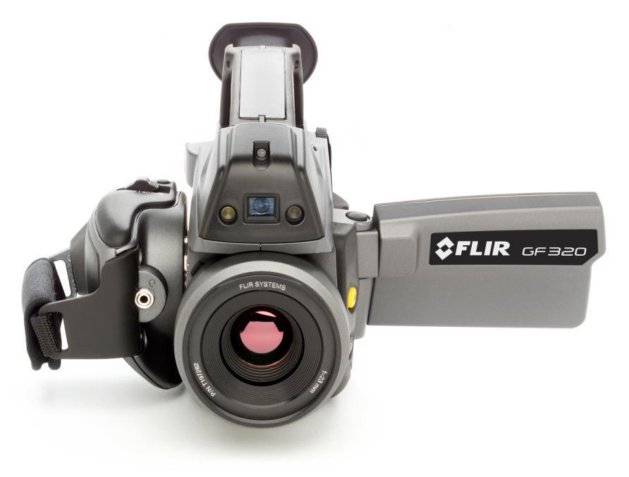 The FLIR GF Series Real time visualization of gas leaks/furnace inspection Dual-use, radiometric with ±1 C accuracy Internal