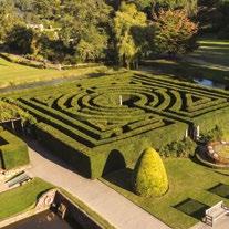 ATTRACTIONS YEW MAZE WATER MAZE TUDOR TOWERS YEW MAZE Enjoy the challenge of finding your way through the 100 year old Yew Maze.
