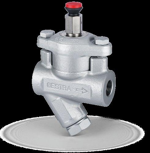 Valve for reliable discharge of condensate on start-up Automatic drainage valve AK 45 Replaces hand-operated or separately operated air venting valves on start-up The AK 45 rapidly and automatically
