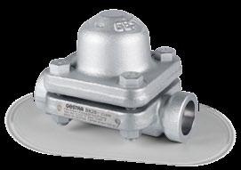 Steam traps with bimetallic regulator BK series Thermostatic steam traps for removing condensate from steam or