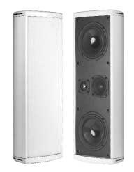Specifications System Type: Driver Complement: Crossover: Response: Sensitivity: Impedance: Recommended Power: Inputs: Weight: Dimensions: Finish: Mounting: L5 on wall Loudspeaker 3-way acoustic