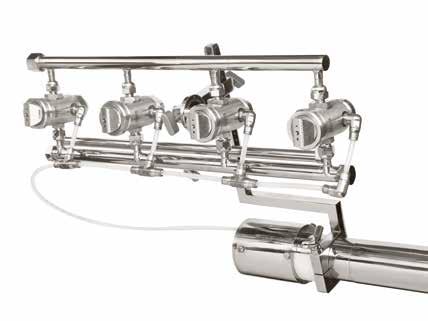is complete with in-line product pressure control and air spray guns. SUGAR The sugar system (airless) features a pneumatic high pressure piston type pump with spray gun and recirculation system.