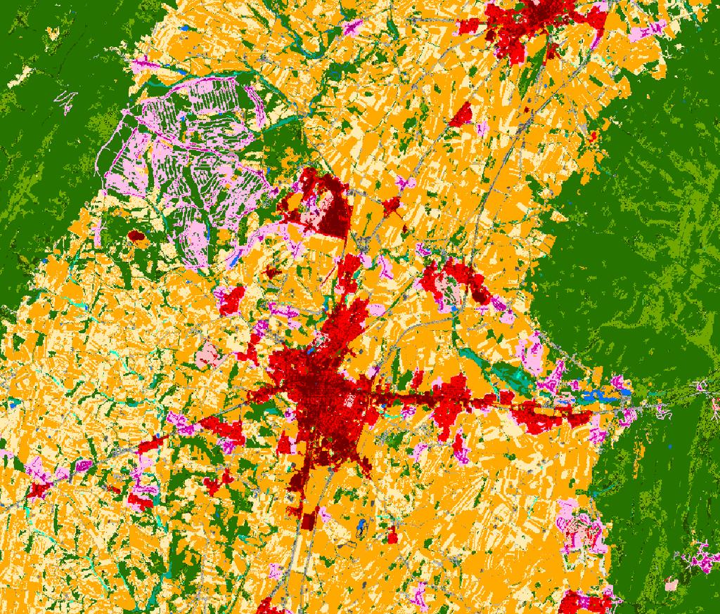 Capturing low density residential development improved accuracy of agricultural classes P530 2006 Farmland Acres in Maryland =