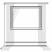 ) for smaller size windows or Medium Rods (1" in dia) for bigger windows.