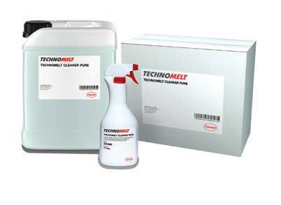 4 TECHNOMELT Your Machine Cleaning Guide & Hotmelt Cleaner Range TECHNOMELT Cleaners Cleaning of machine surfaces, steel rollers and other cold machine parts HOW TO CLEAN Your machine surfaces