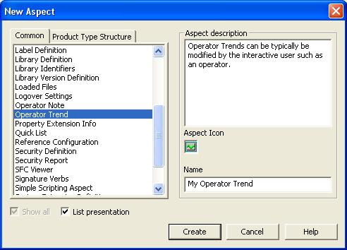 Section 7 Trends How to Create an Operator Trend Display Figure 127.