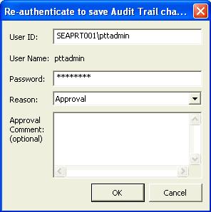 Approval (Authentication) Section 3 Operator Workplace Figure 24. Approval Dialog Box For double authentication the Second Approval area is activated (see Figure 25).