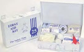 SAFETY APPAREL, DUST MASKS, GOGGLES, FIRST AID KITS, ICE MELT SAFETY D. E.