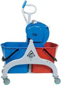 $167.08 Double Bucket System 10978 2-6.5 gal., With Black Roller Wringer, Max. 16'' Mop 1/ea. $259.98 10977 2-6.5 gal., With Gray Roller Wringer (For Flat Mops) 1/ea. $259.98 10979 2-6.5 gal., With Open Side Press Wringer 1/ea.