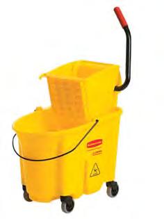 BUCKET/WRINGER COMBO All-in-one compact design means more effective wringing, better mop performance and no more lost parts. 7380 31 qt. 1/ea. $79.80 D.