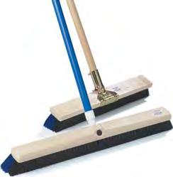 BRUSHES & BROOMS SWEEPS, FLOOR & DECK SCRUBS OMNI SWEEP Combines the features of fine, medium and heavy sweeps. Chemical-resistant bristles work on any floor surface.