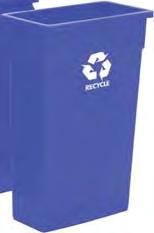 CONTAINERS RECYCLING CONTAINERS & ACCESSORIES SILHOUETTE DESIGNER RECYCLING CONTAINERS Designer recycling cans.