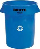 PLAZA OUTDOOR RECYCLING STATION CONTAINERS Available in Green or Blue (Blue product contains post-consumer