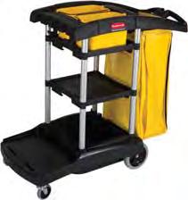 00 HIGH SECURITY JANITOR CART A complete system solution optimized for cleaning in healthcare facilities. Accommodates all RCP microfiber products.